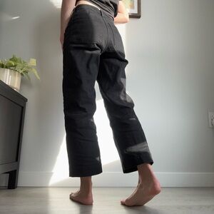 Everlane Utility Wide Leg Pant, Black, Size 2